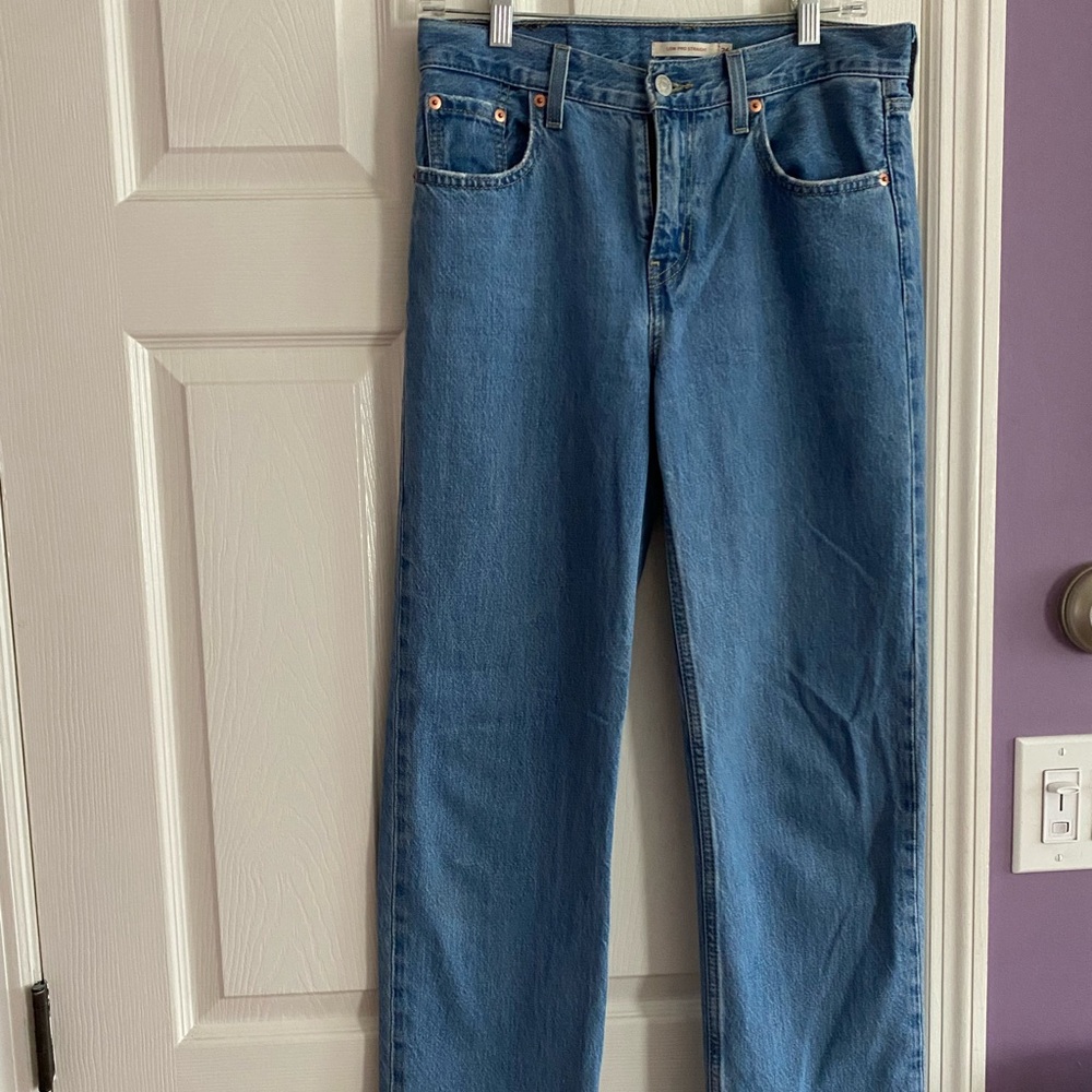 Levi’s low pro straight jeans